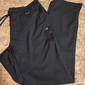 Healing Hands Purple Label Black Scrub Pants Size Large